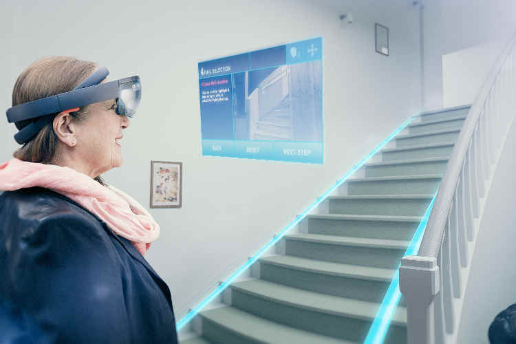 Inforcati gli Hololens, sulle scale Thyssenkrupp non si inciampa mai