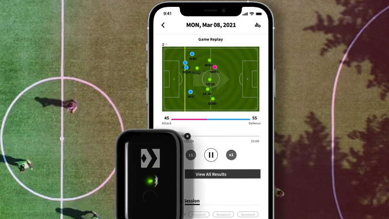 Sensore in spalla, e nel calcio il gol è più vicino