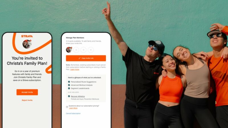 L’IA guida le novità Strava, anche per famiglie