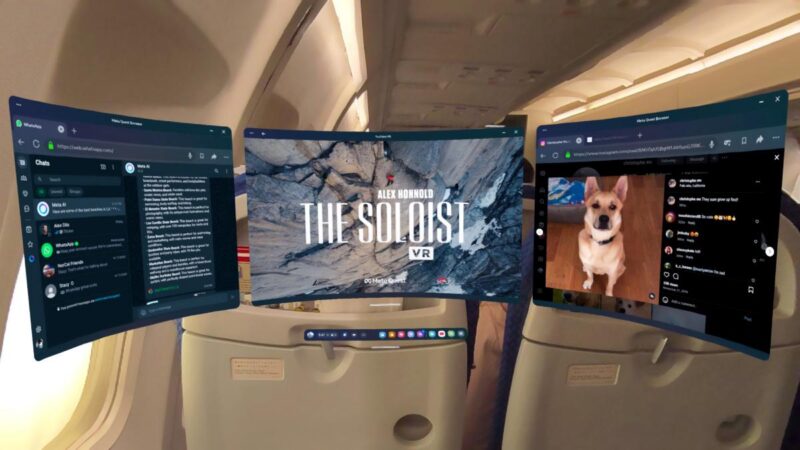 Sui voli Lufthansa decolla la realtà virtuale Meta Quest
